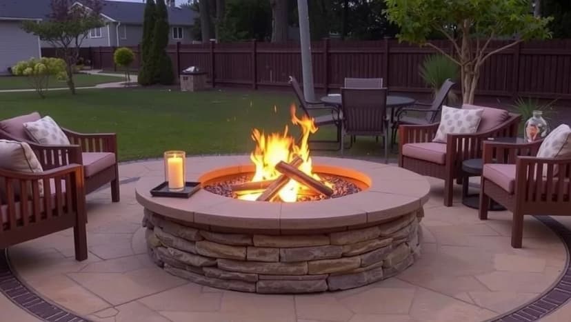 Bygga din egen eldstad utomhus hemma