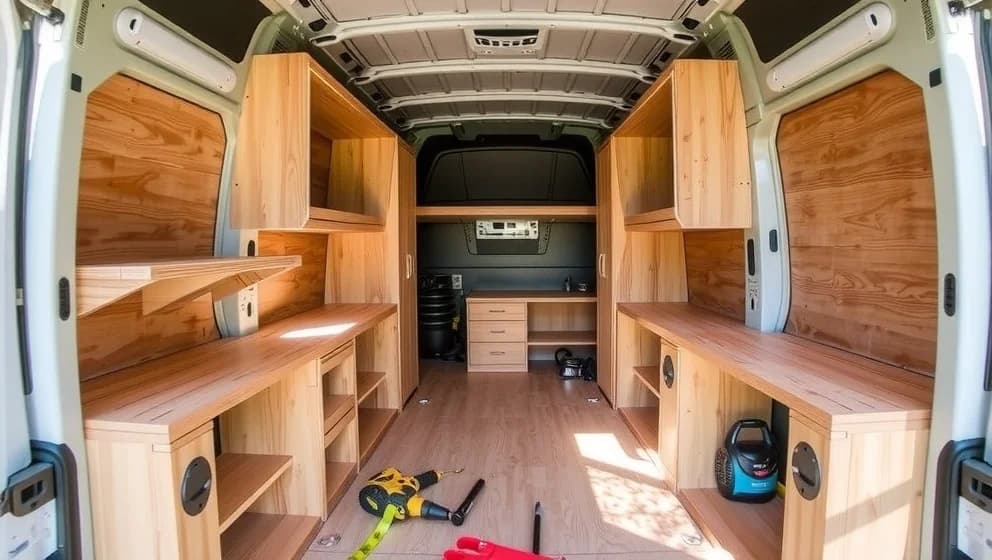 Bygga egen inredning skåpbil själv