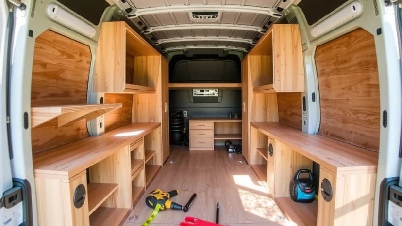 Bygga egen inredning skåpbil själv