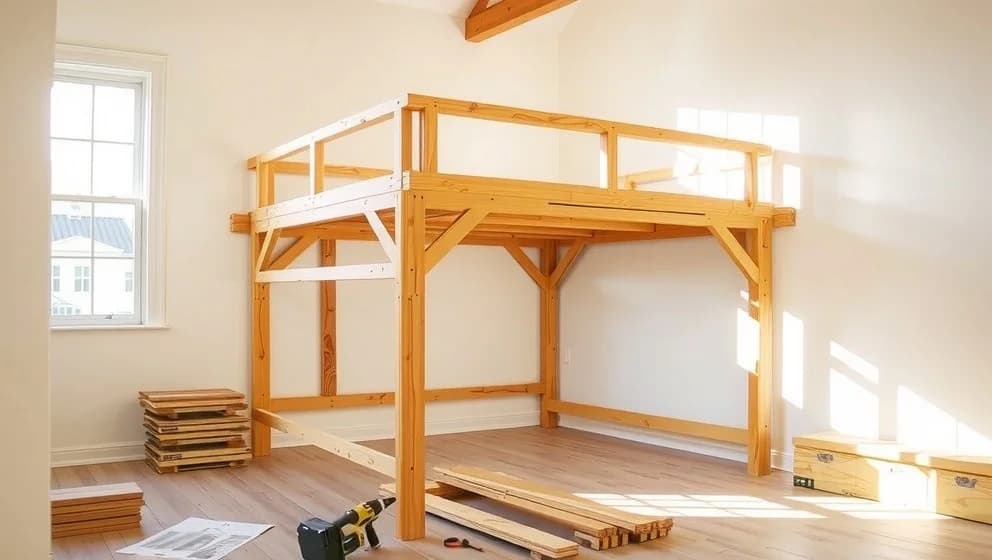 Bygga egen loftsäng hemma