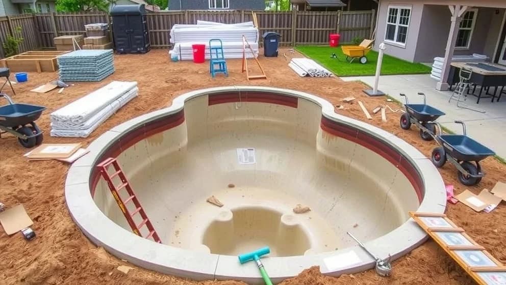 Bygga egen pool hemma