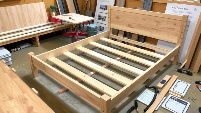 Bygga egen säng hemma