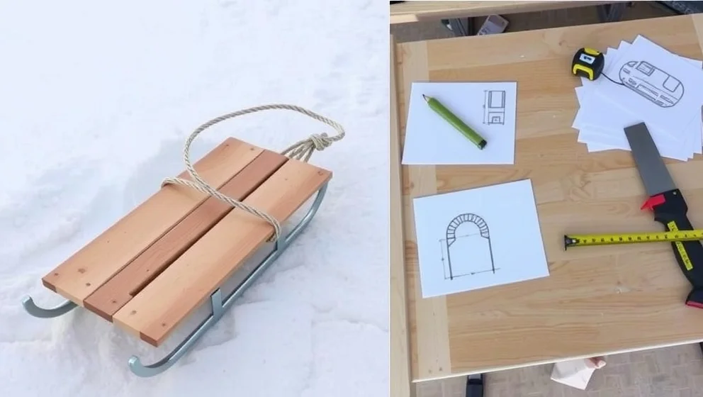 Bygga egen spårsläde – enkel ritning steg för steg