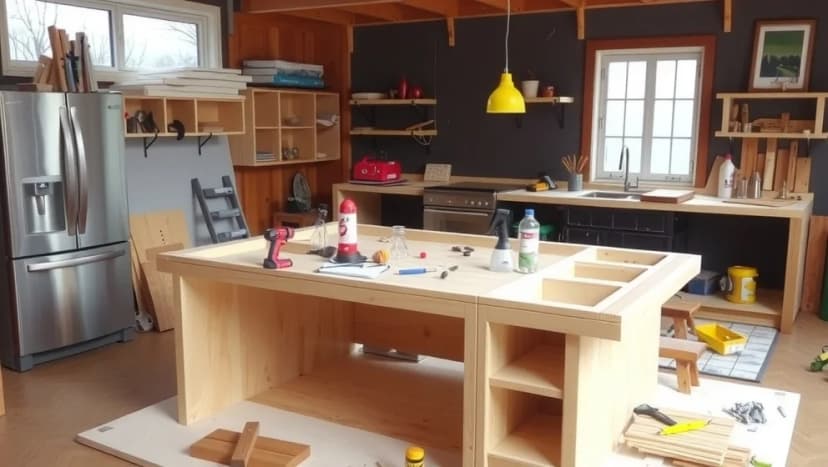 Så bygger du din egen köksö