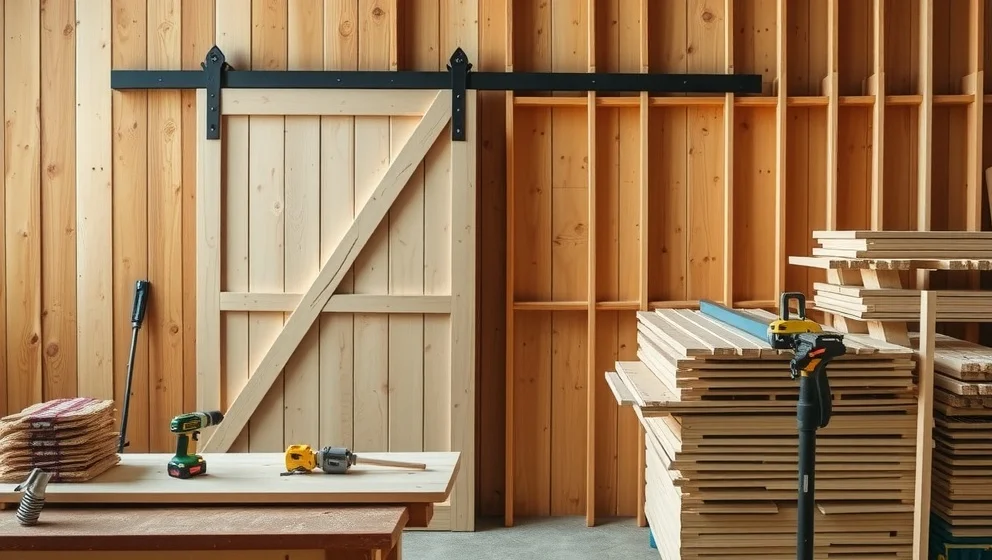 Så bygger du din egen skjutdörr