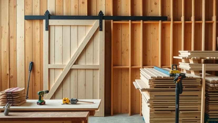 Så bygger du din egen skjutdörr