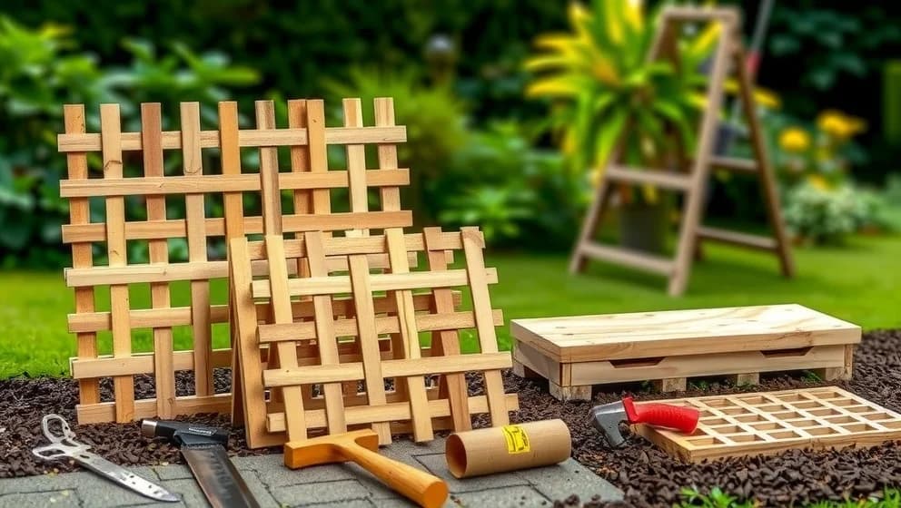 Så bygger du din egen spalje