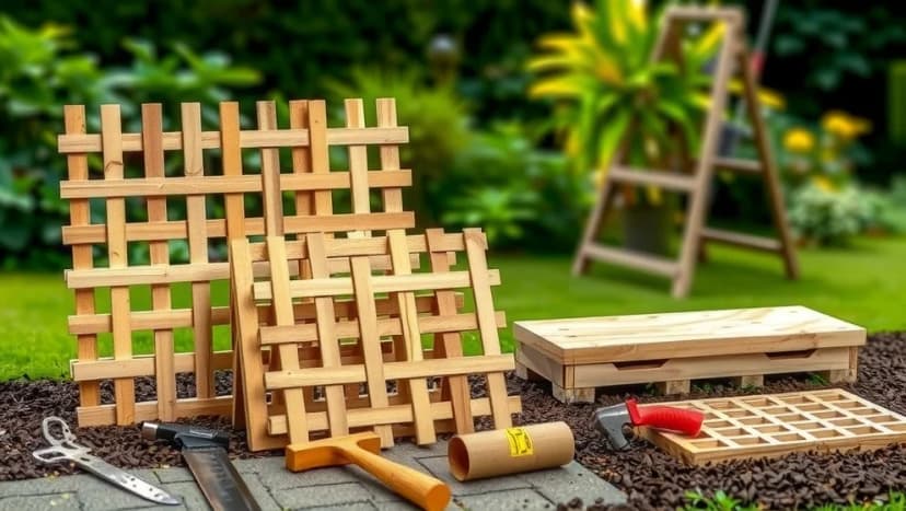 Så bygger du din egen spalje