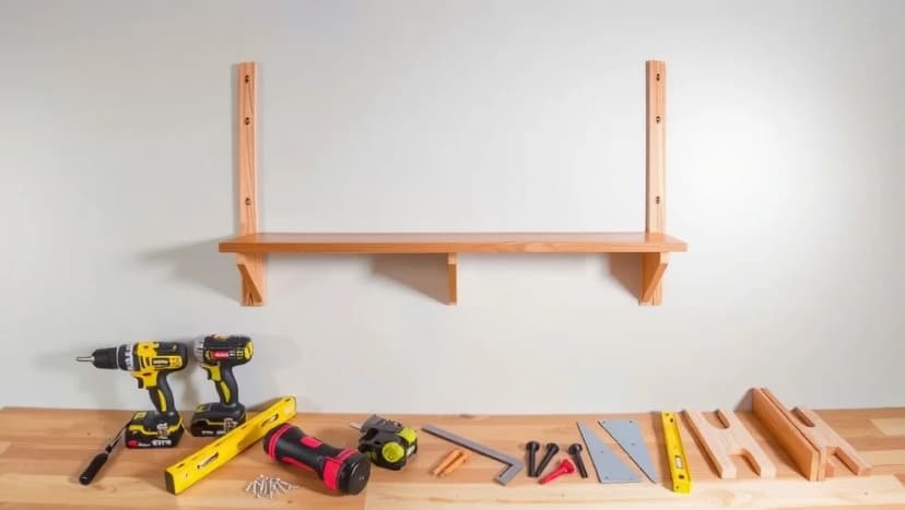 Så bygger du din egen vägghylla