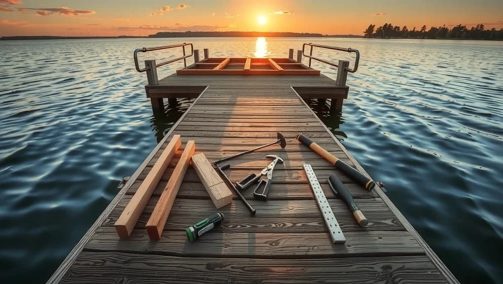 Så bygger du en brygga på din sjötomt
