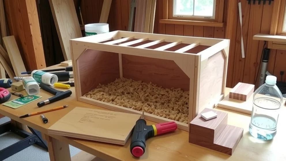 Så bygger du en egen hamsterbur